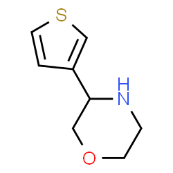 ChemSpider 2D Image | 3-(3-Thienyl)morpholine | C8H11NOS