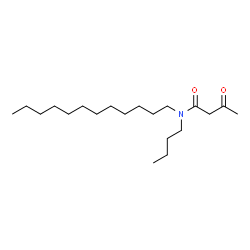 ChemSpider 2D Image | N-Butyl-N-dodecyl-3-oxobutanamide | C20H39NO2
