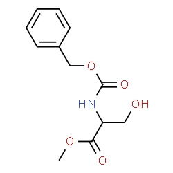 ChemSpider 2D Image | CARBOBENZYLOXY-DL-SERINE METHYL ESTER | C12H15NO5