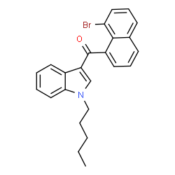 ChemSpider 2D Image | JWH-424 | C24H22BrNO