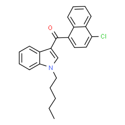 ChemSpider 2D Image | JWH-398 | C24H22ClNO