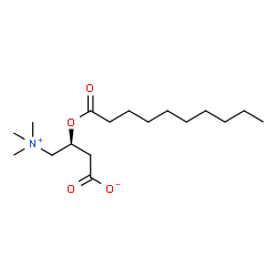ChemSpider 2D Image | (+)-decanoylcarnitine | C17H33NO4
