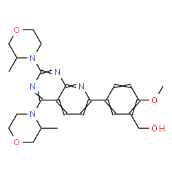 ChemSpider 2D Image | AZD-8055 | C25H31N5O4