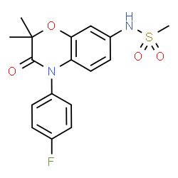 ChemSpider 2D Image | apararenone | C17H17FN2O4S