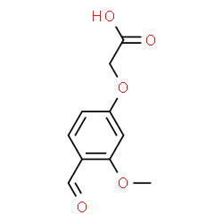 ChemSpider 2D Image | (4-Formyl-3-methoxyphenoxy)acetic acid | C10H10O5