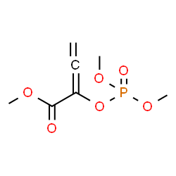 ChemSpider 2D Image | Methyl 2-[(dimethoxyphosphoryl)oxy]-2,3-butadienoate | C7H11O6P