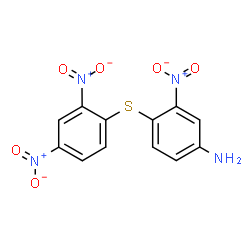 ChemSpider 2D Image | 4-[(2,4-Dinitrophenyl)sulfanyl]-3-nitroaniline | C12H8N4O6S