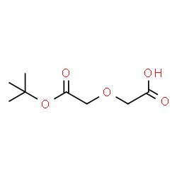 ChemSpider 2D Image | {2-[(2-Methyl-2-propanyl)oxy]-2-oxoethoxy}acetic acid | C8H14O5