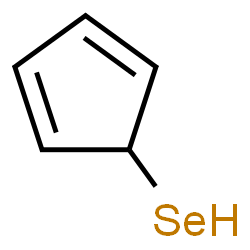 ChemSpider 2D Image | 2,4-Cyclopentadiene-1-selenol | C5H6Se