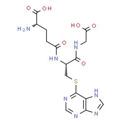 ChemSpider 2D Image | gamma-Glutamyl-S-(7H-purin-6-yl)cysteinylglycine | C15H19N7O6S