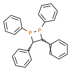 ChemSpider 2D Image | 1,2,3,4-Tetraphenyl-1,2-diphosphetane | C26H22P2