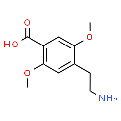 ChemSpider 2D Image | 4-(2-Aminoethyl)-2,5-dimethoxybenzoic acid | C11H15NO4
