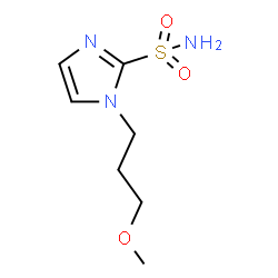 ChemSpider 2D Image | 1-(3-Methoxypropyl)-1H-imidazole-2-sulfonamide | C7H13N3O3S