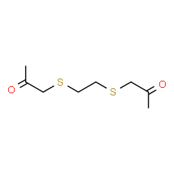 ChemSpider 2D Image | 1,1'-(1,2-Ethanediyldisulfanediyl)diacetone | C8H14O2S2
