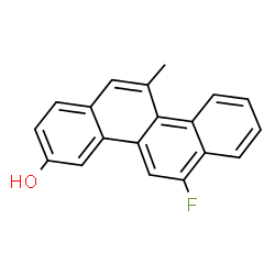 ChemSpider 2D Image | 6-Fluoro-11-methyl-3-chrysenol | C19H13FO
