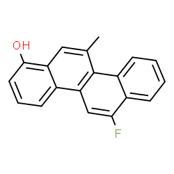 ChemSpider 2D Image | 6-Fluoro-11-methyl-1-chrysenol | C19H13FO