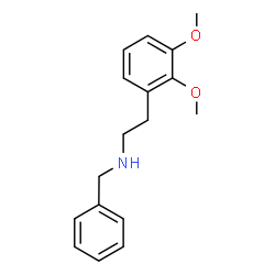 ChemSpider 2D Image | N-Benzyl-2-(2,3-dimethoxyphenyl)ethanamine | C17H21NO2