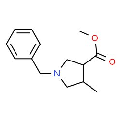 ChemSpider 2D Image | Methyl 1-benzyl-4-methyl-3-pyrrolidinecarboxylate | C14H19NO2