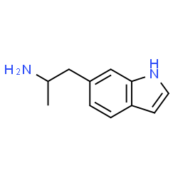 ChemSpider 2D Image | 6-(2-Aminopropyl)indole | C11H14N2