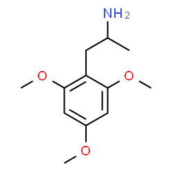 ChemSpider 2D Image | 2,4,6-TRIMETHOXYAMPHETAMINE | C12H19NO3