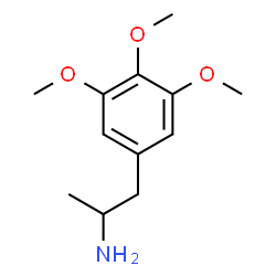 ChemSpider 2D Image | 3,4,5-Trimethoxyamphetamine | C12H19NO3