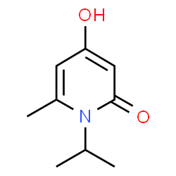 ChemSpider 2D Image | 4-Hydroxy-1-isopropyl-6-methyl-2(1H)-pyridinone | C9H13NO2