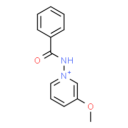 ChemSpider 2D Image | 1-(Benzoylamino)-3-methoxypyridinium | C13H13N2O2
