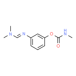 ChemSpider 2D Image | 3-{(E)-[(Dimethylamino)methylene]amino}phenyl methylcarbamate | C11H15N3O2