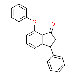 ChemSpider 2D Image | 7-Phenoxy-3-phenyl-1-indanone | C21H16O2