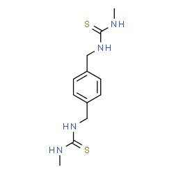 ChemSpider 2D Image | 1,1'-[1,4-Phenylenebis(methylene)]bis[3-methyl(thiourea)] | C12H18N4S2