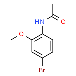 ChemSpider 2D Image | 2-METHOXY-4-BROMOACETANILIDE | C9H10BrNO2
