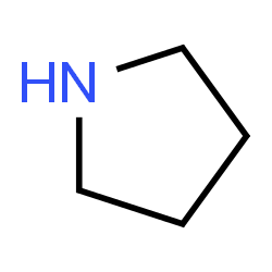 ChemSpider 2D Image | Pyrrolidine | C4H9N