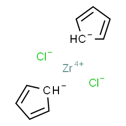 ChemSpider 2D Image | Zirconocene dichloride | C10H10Cl2Zr