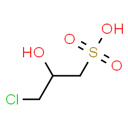 ChemSpider 2D Image | 3-Chloro-2-hydroxy-1-propanesulfonic acid | C3H7ClO4S
