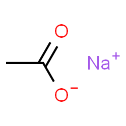 ChemSpider 2D Image | Sodium acetate | C2H3NaO2