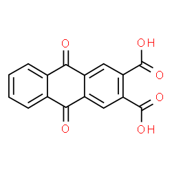 ChemSpider 2D Image | Anthraquinone-2,3-dicarboxylic Acid | C16H8O6