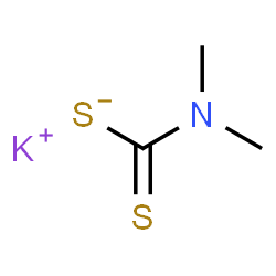 ChemSpider 2D Image | Potassium dimethyl dithiocarbamate | C3H6KNS2