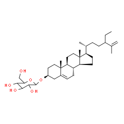 ChemSpider 2D Image | (3beta,24xi)-Stigmasta-5,25-dien-3-yl hexopyranoside | C35H58O6