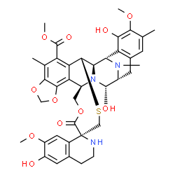 ChemSpider 2D Image | Methyl (1S,1'R,2'R,3'S,11'R,12'S,14'R)-5',6,12'-trihydroxy-6',7-dimethoxy-7',21',30'-trimethyl-27'-oxo-3,4-dihydro-2H-spiro[isoquinoline-1,26'-[17,19,28]trioxa[24]thia[13,30]diazaheptacyclo[12.9.6.1~3
,11~.0~2,13~.0~4,9~.0~15,23~.0~16,20~]triaconta[4,6,8,15,20,22]hexaene]-22'-carboxylate | C39H43N3O11S