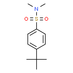 ChemSpider 2D Image | 4-tert-butyl-N,N-dimethylbenzenesulfonamide | C12H19NO2S