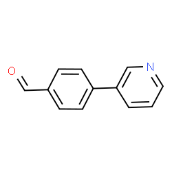 ChemSpider 2D Image | 4-Pyrid-3-ylbenzaldehyde | C12H9NO