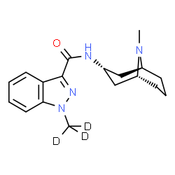 ChemSpider 2D Image | Granisetron | C18H21D3N4O