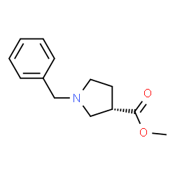 ChemSpider 2D Image | Methyl (3S)-1-benzyl-3-pyrrolidinecarboxylate | C13H17NO2