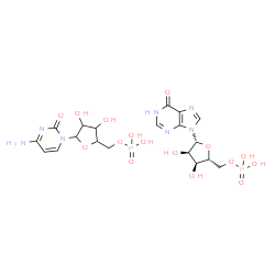 ChemSpider 2D Image | 4-Amino-1-(5-O-phosphonopentofuranosyl)-2(1H)-pyrimidinone - 5'-inosinic acid (1:1) | C19H27N7O16P2