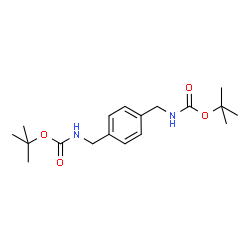 ChemSpider 2D Image | Bis(2-methyl-2-propanyl) [1,4-phenylenebis(methylene)]biscarbamate | C18H28N2O4