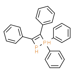 ChemSpider 2D Image | 1,1,3,4-Tetraphenyl-1,2-dihydro-1,2lambda~5~-diphosphete | C26H22P2