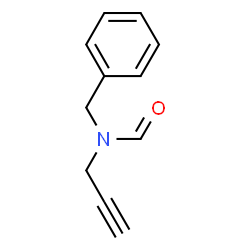 ChemSpider 2D Image | N-Benzyl-N-2-propyn-1-ylformamide | C11H11NO