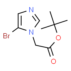 ChemSpider 2D Image | tert-Butyl 2-(5-bromo-1H-imidazol-1-yl)acetate | C9H13BrN2O2
