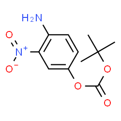 ChemSpider 2D Image | 4-Amino-3-nitrophenyl tert-butyl carbonate | C11H14N2O5