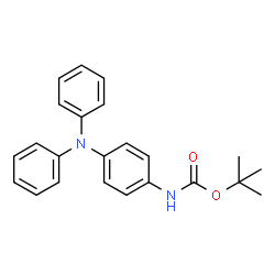 ChemSpider 2D Image | 2-Methyl-2-propanyl [4-(diphenylamino)phenyl]carbamate | C23H24N2O2